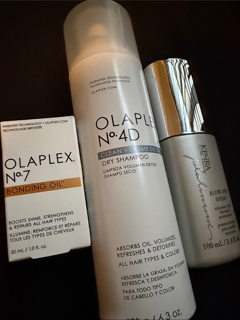 (3) olaplex & kenra haircare bundle